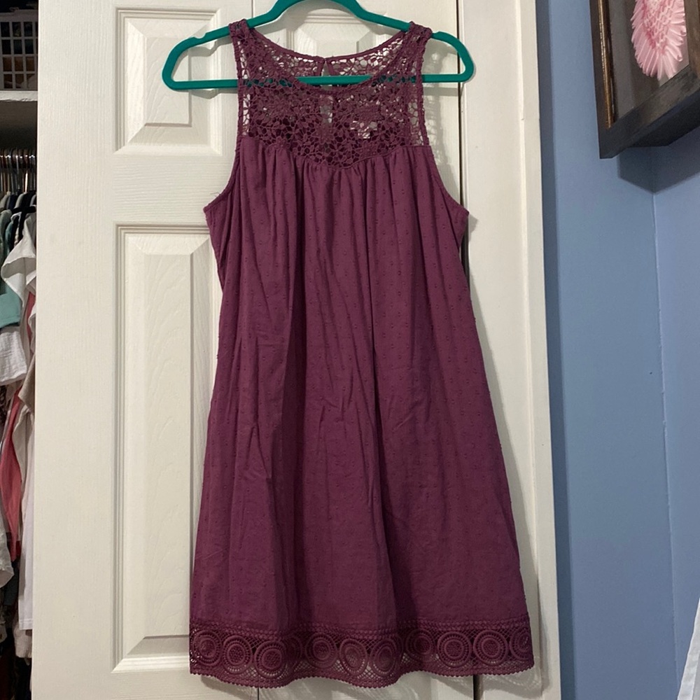 Purple dress